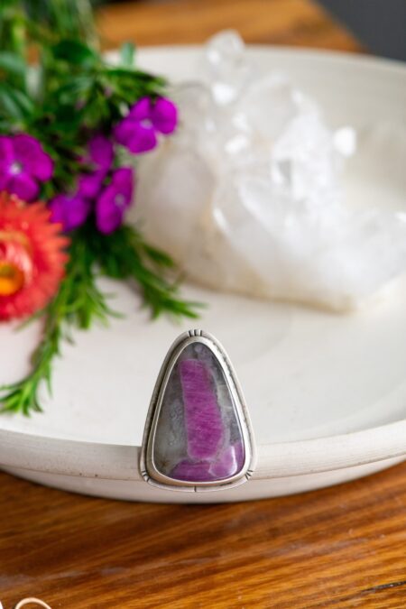 I KNEW I HAD ONE OF THESE AROUND HERE SOMEWHERE RUBELLITE RING