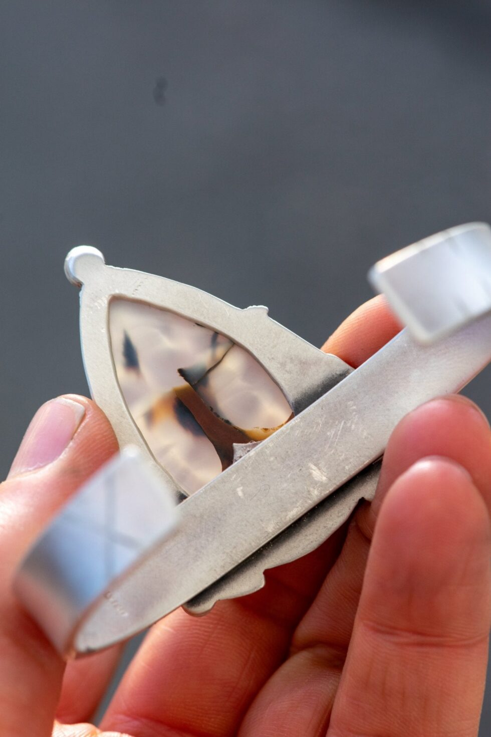 A RECKONING MONTANA AGATE CUFF - Fly Free