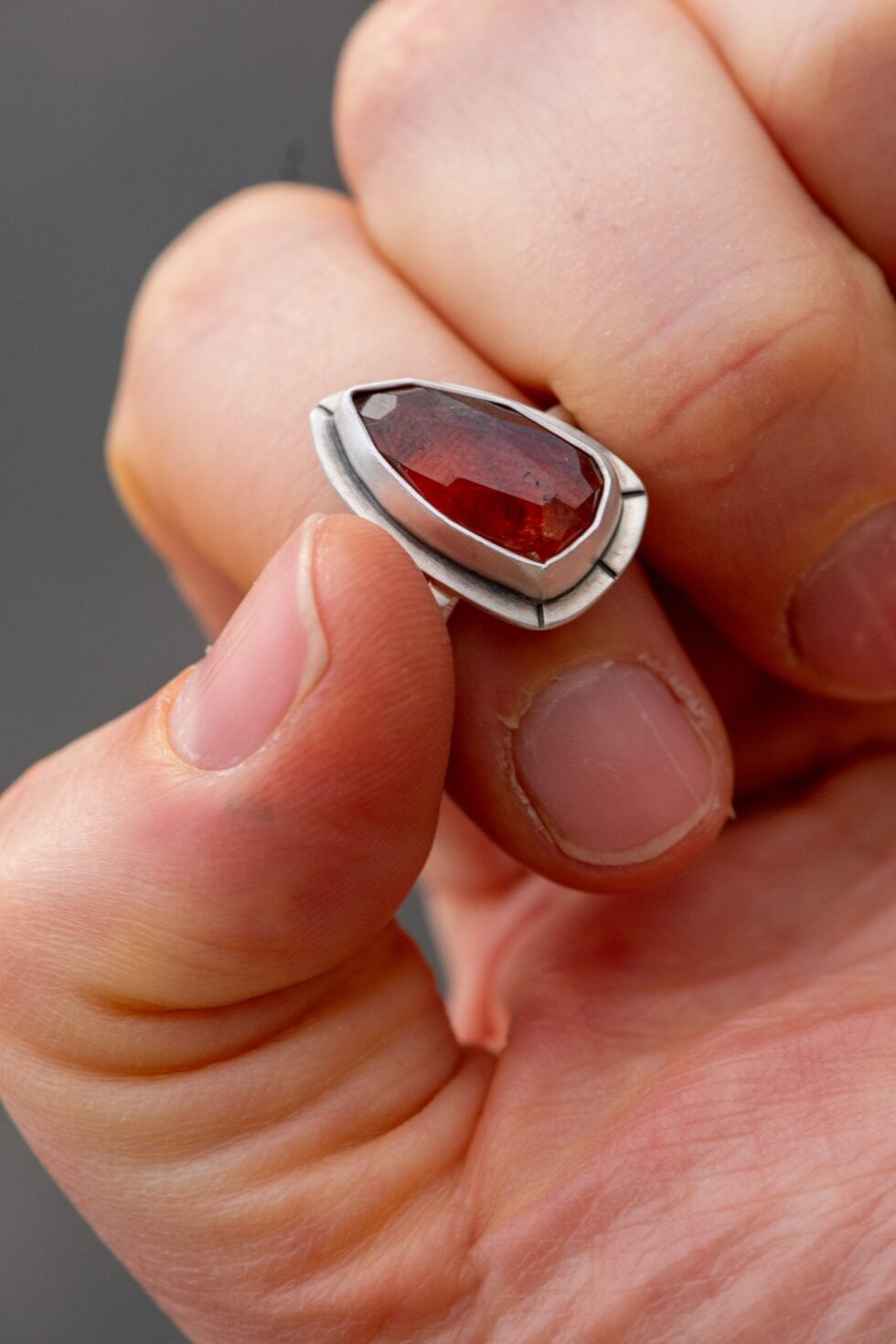 ACCEPTANCE GARNET RING - Fly Free