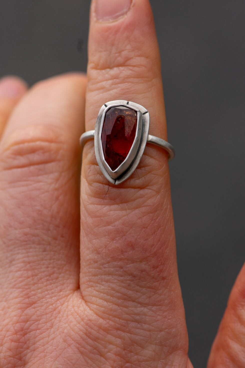ACCEPTANCE GARNET RING - Fly Free