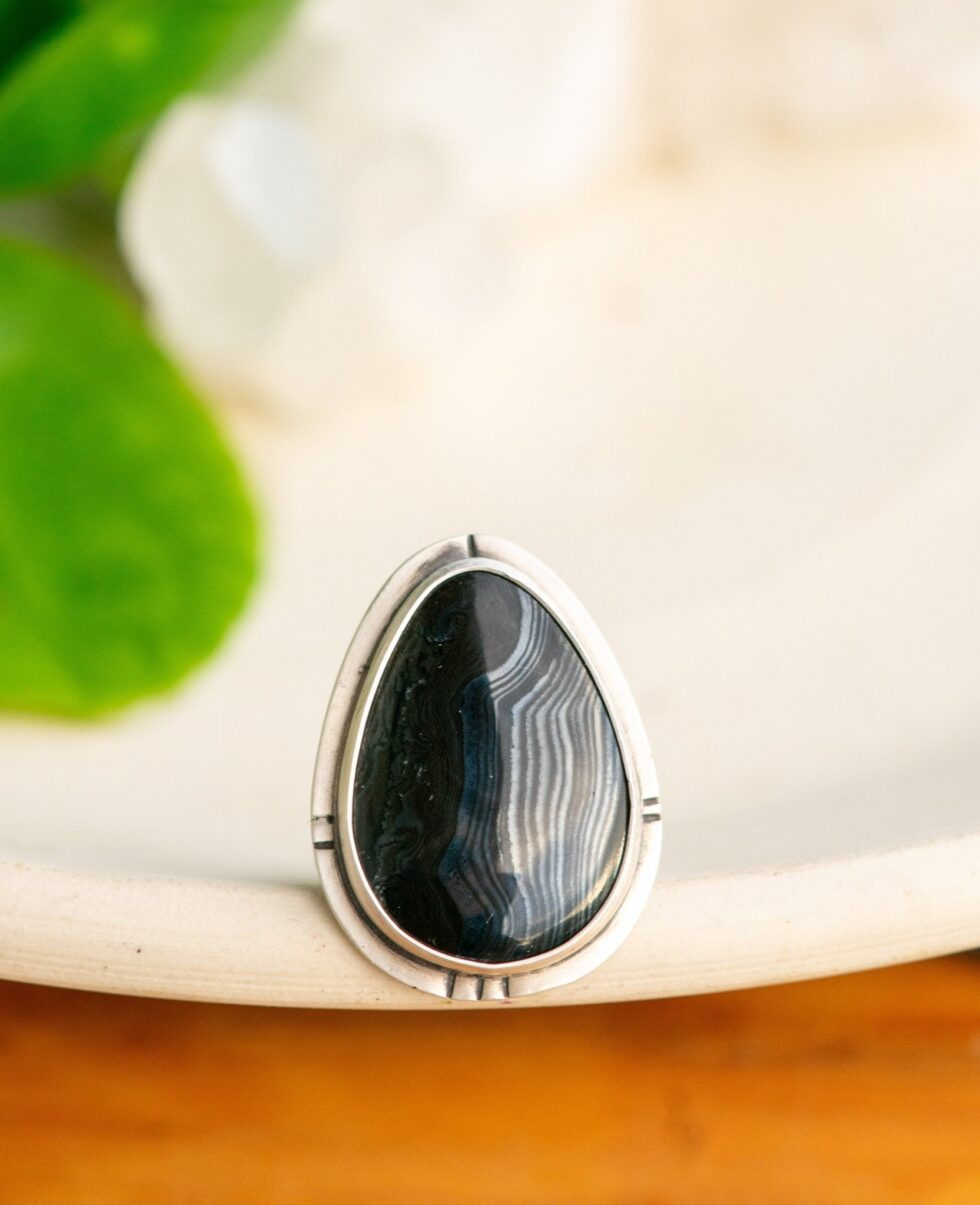 ADAPTATION PSILOMELANE RING - Fly Free