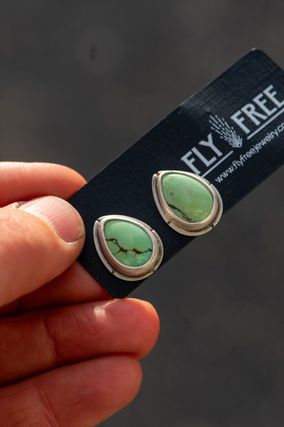 BITTY BITTY BOOP TURQUOISE STUDS - Fly Free