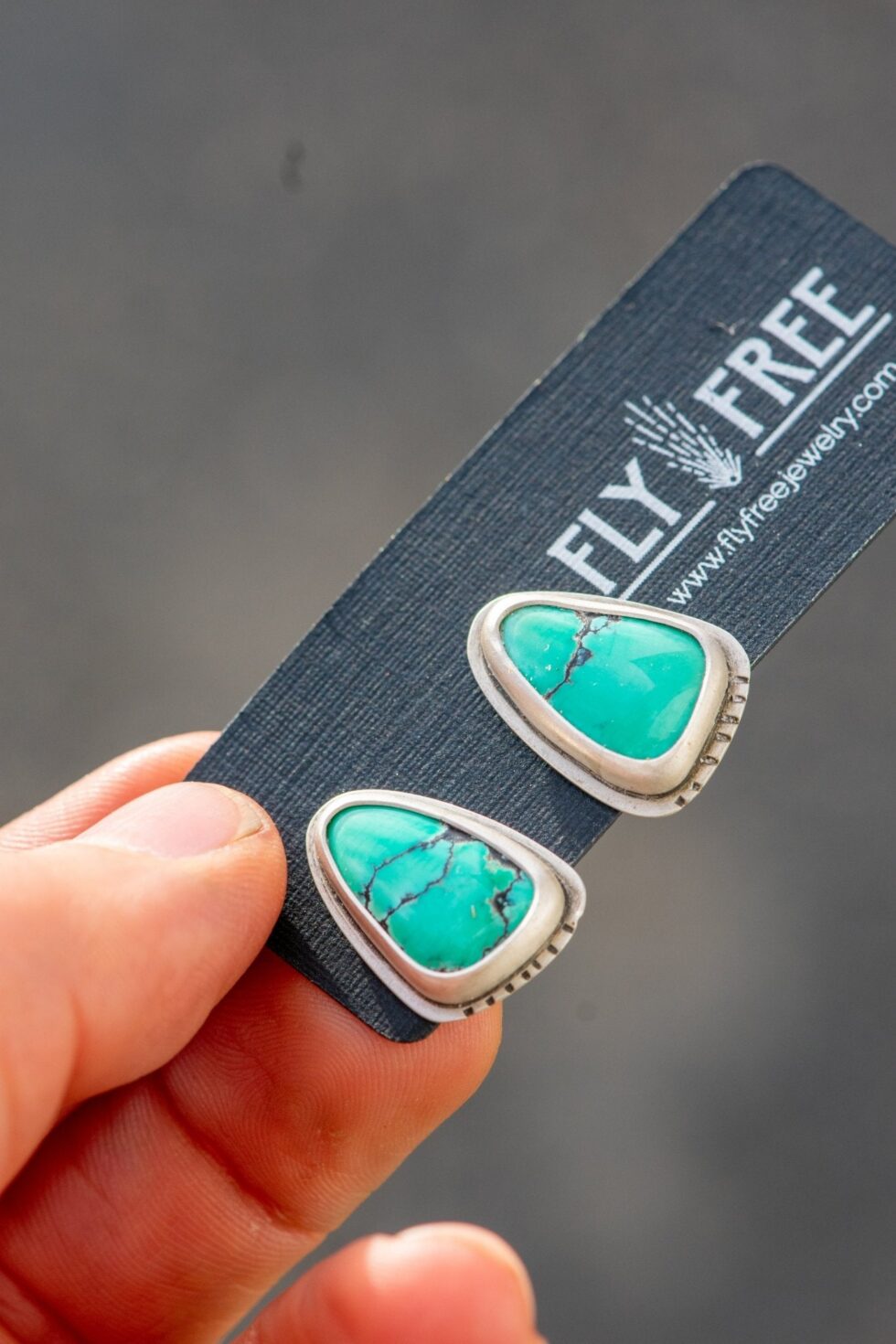 BITTY BITTY BOOP TURQUOISE STUDS - Fly Free