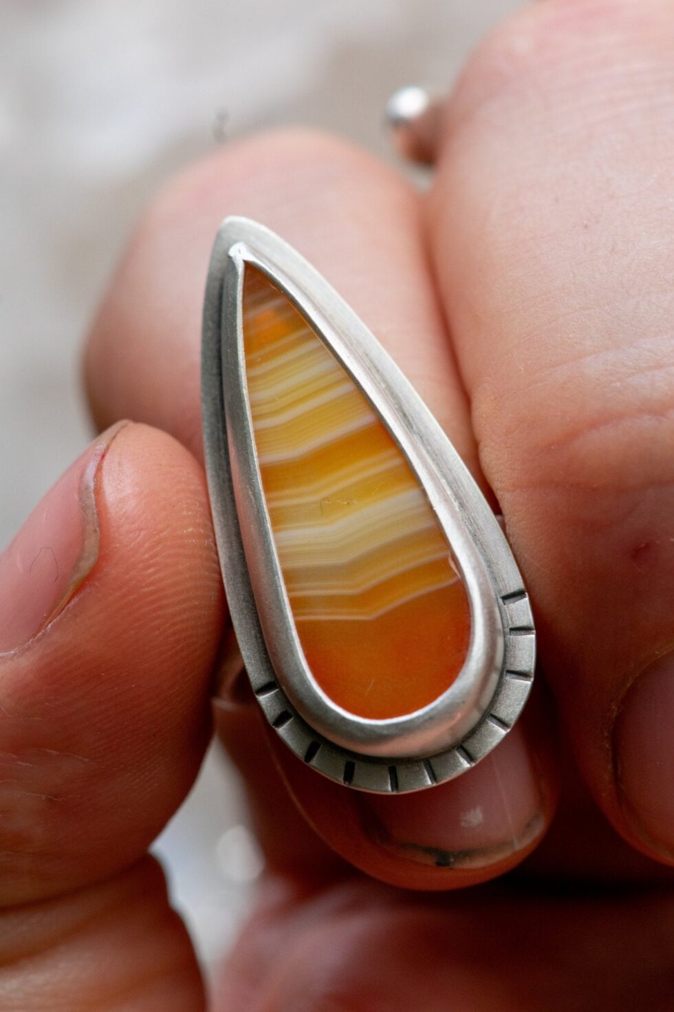CARNELIAN FLAME RING - Fly Free