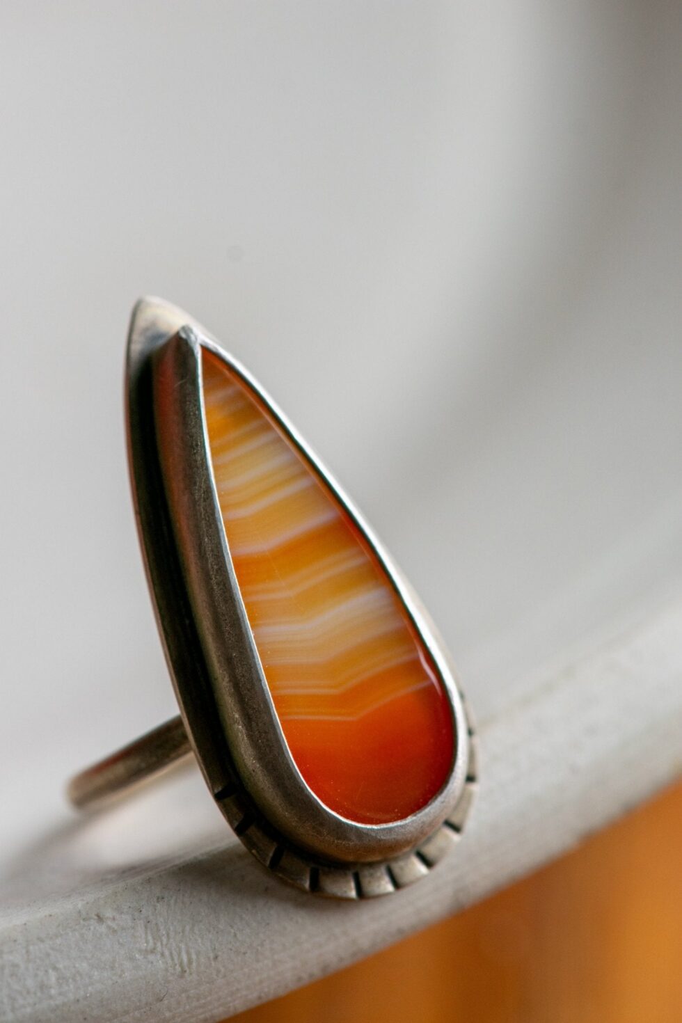 CARNELIAN FLAME RING - Fly Free