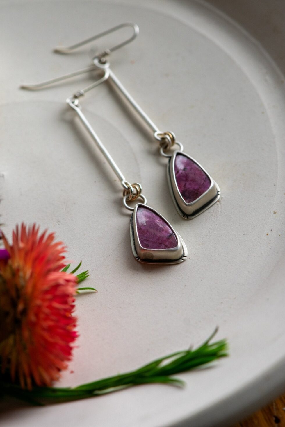 COBALTO CALCITE LONG LEGS EARRINGS - Fly Free