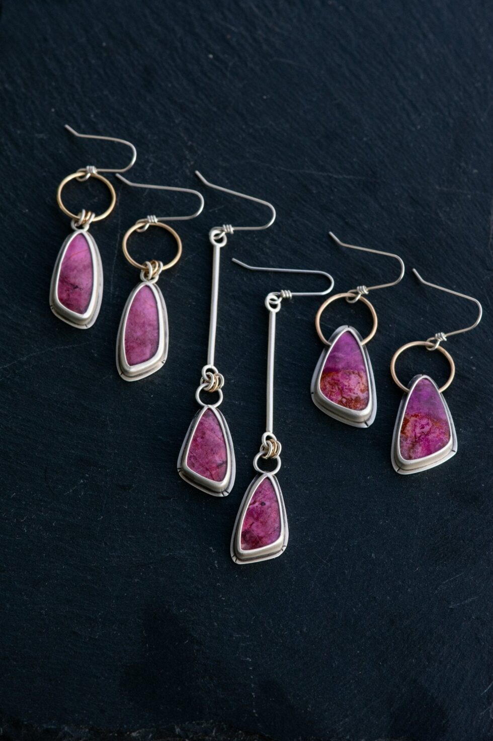 COBALTO CALCITE LONG LEGS EARRINGS - Fly Free