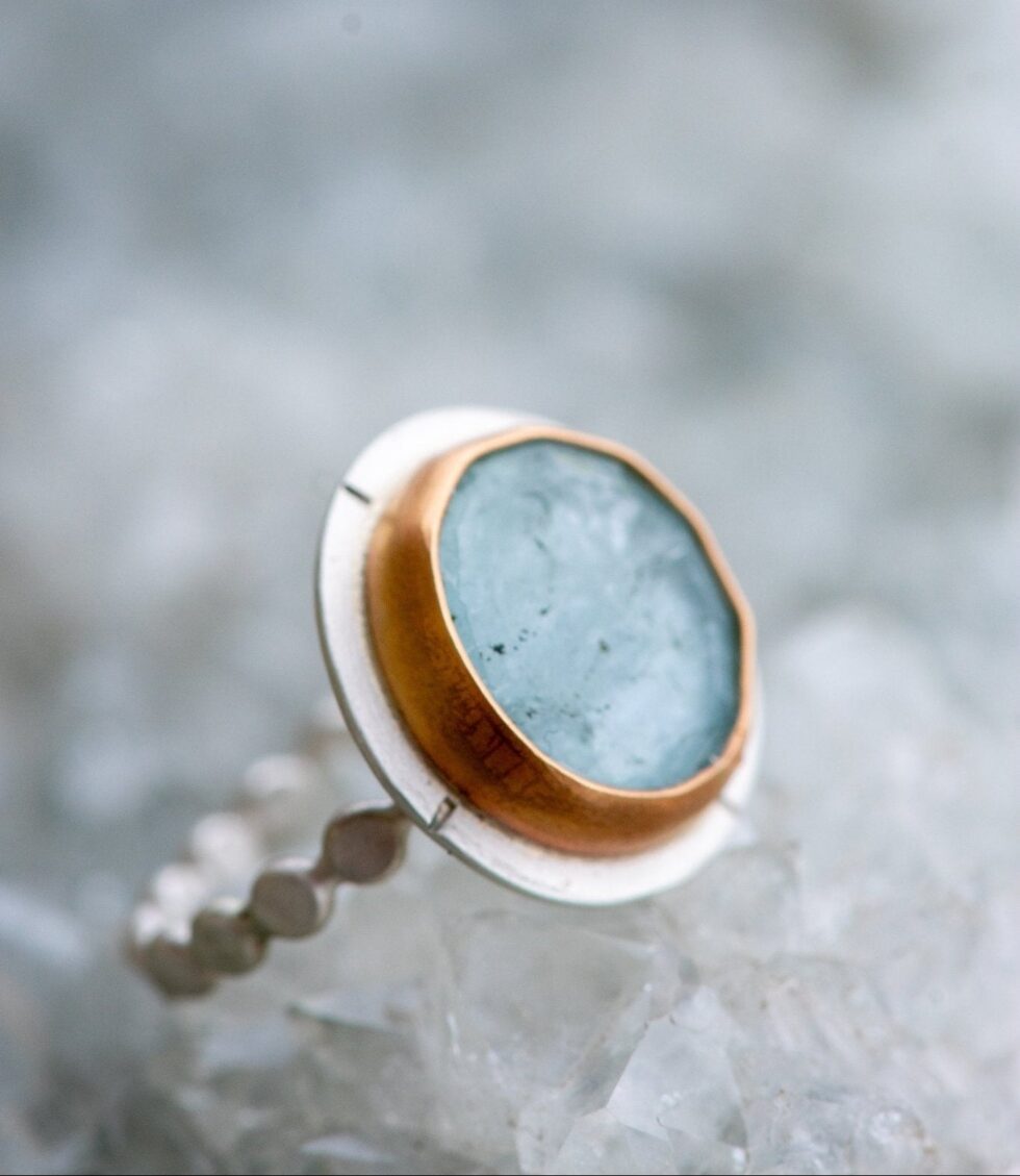 COMPLETE AQUAMARINE RING - Fly Free