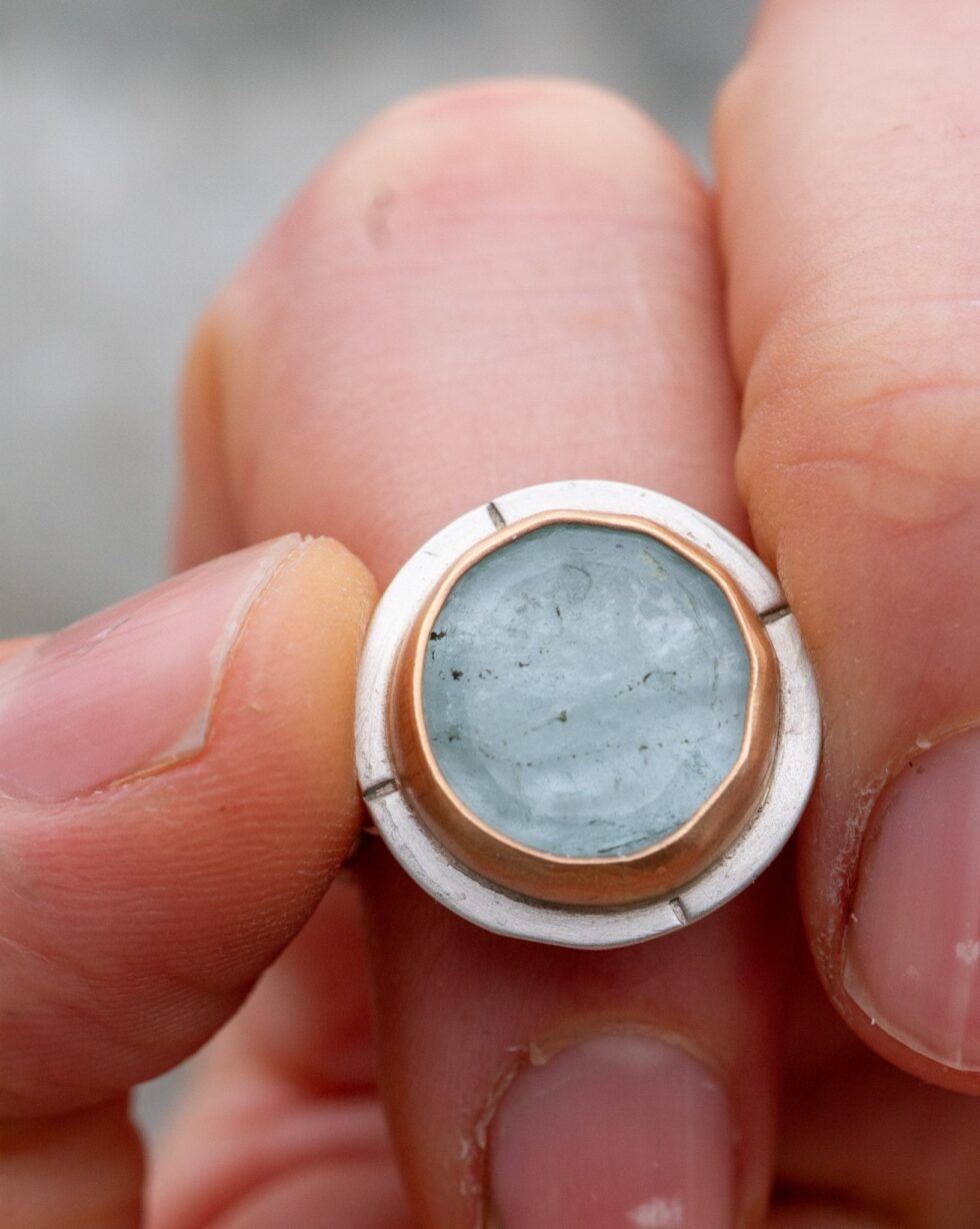 COMPLETE AQUAMARINE RING - Fly Free