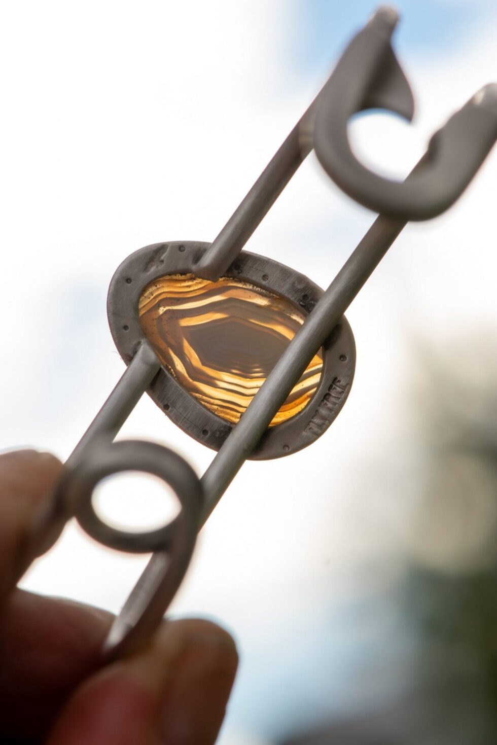 CONCENTRIC AGATE CUFF - Fly Free