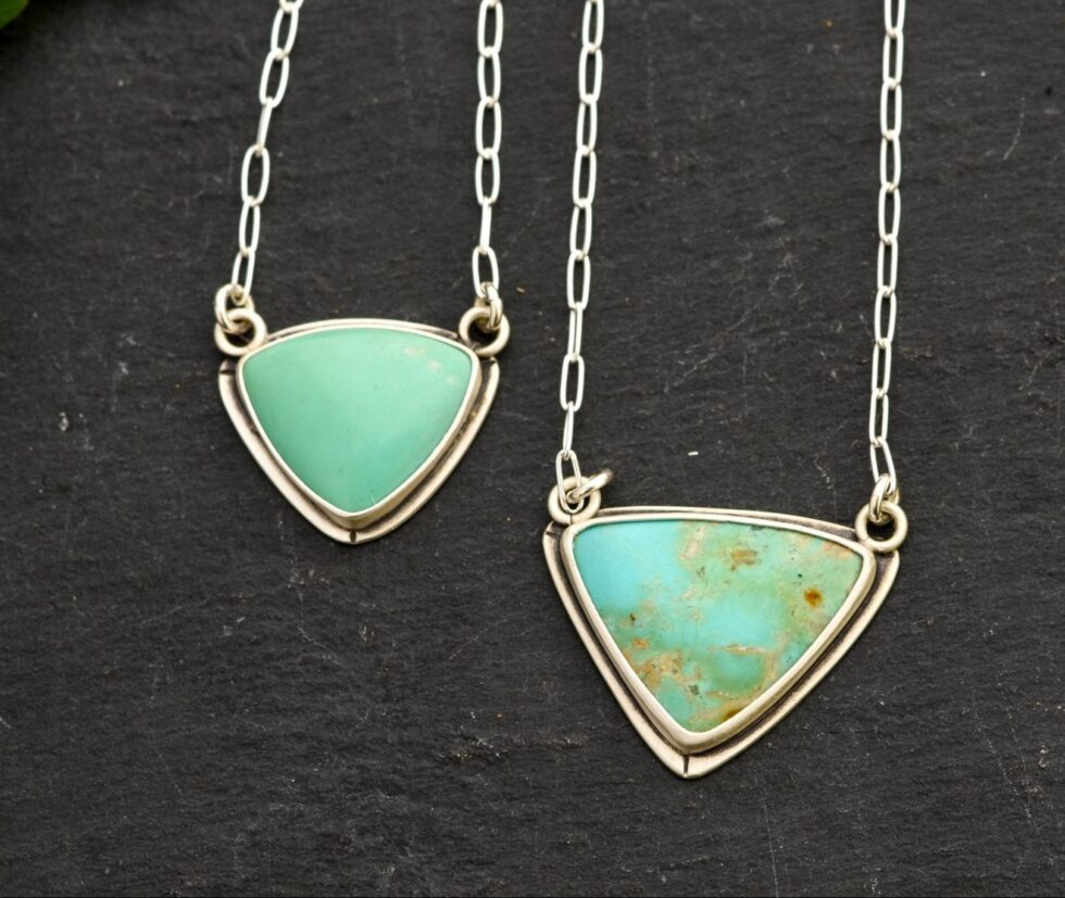 COUSIN TURQUOISE + VARISCITE NECKLACES - Fly Free