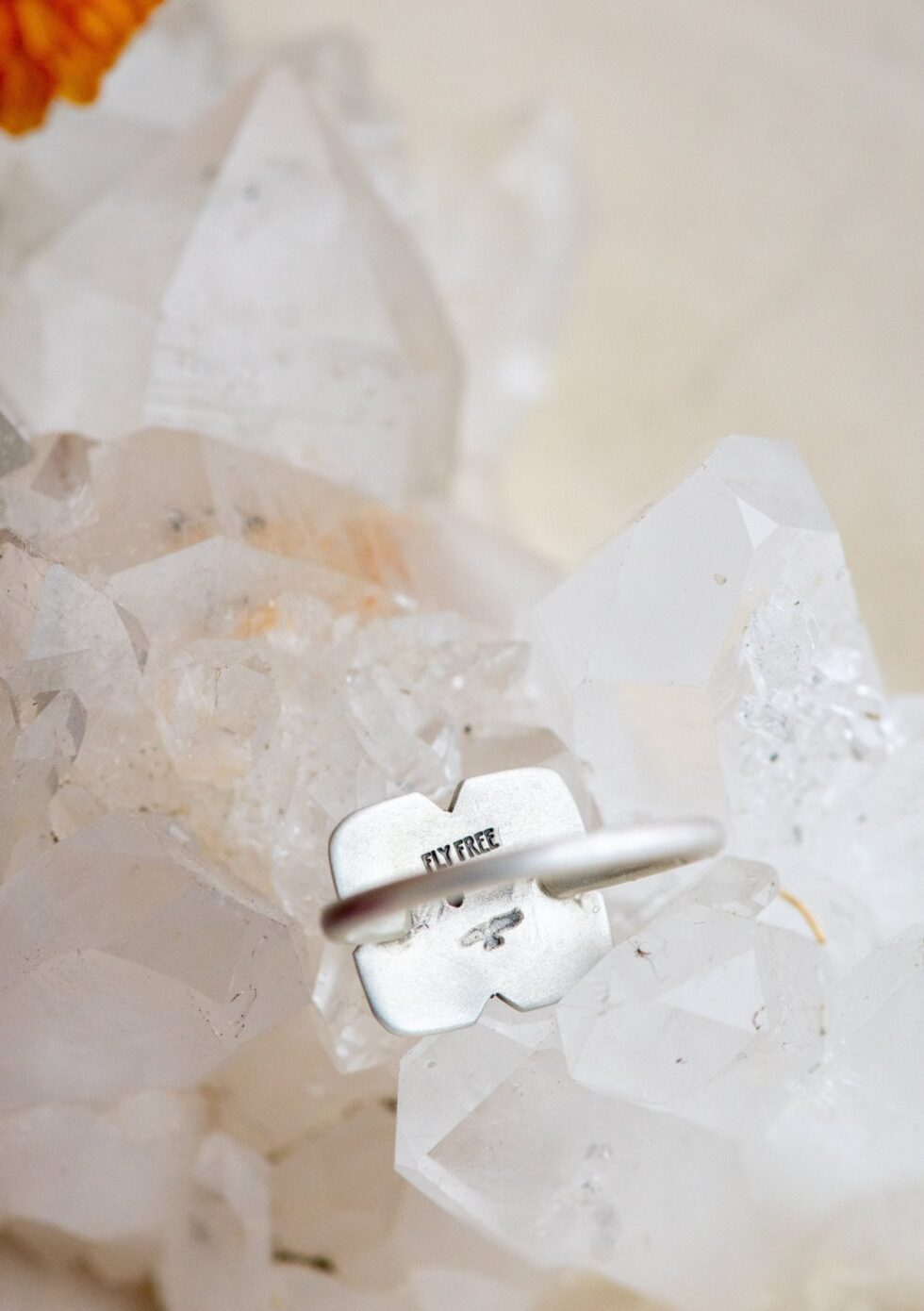 DANCERS IN THE FROST DENDRITIC AGATE RING - Fly Free