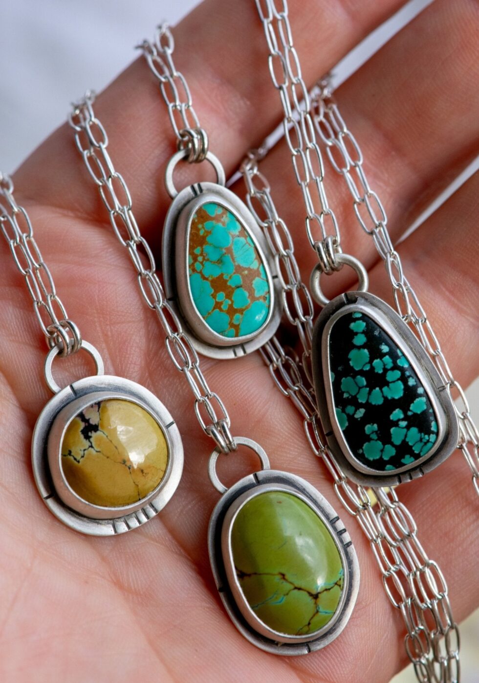 DEEP FOREST TURQUOISE NECKLACES - Fly Free