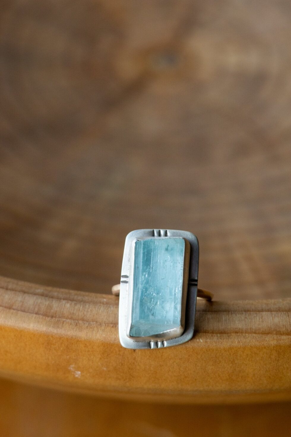 DELIGHTFUL AQUAMARINE RING - Fly Free