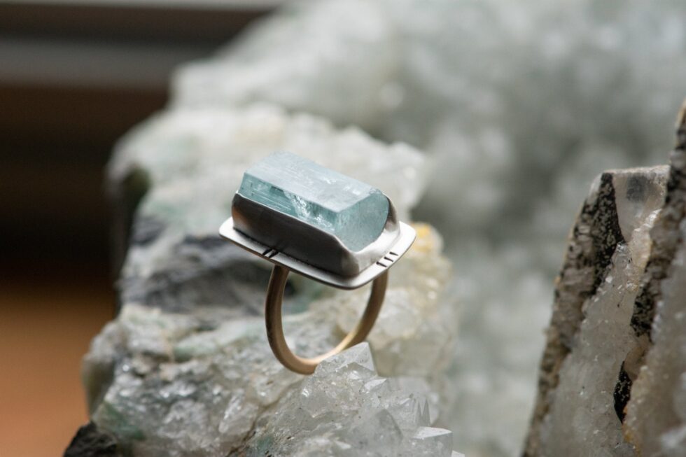 DELIGHTFUL AQUAMARINE RING - Fly Free