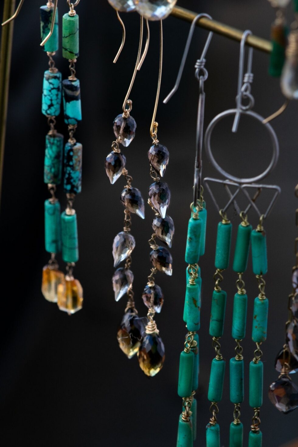 DOTS AND LINES EARRINGS - Fly Free