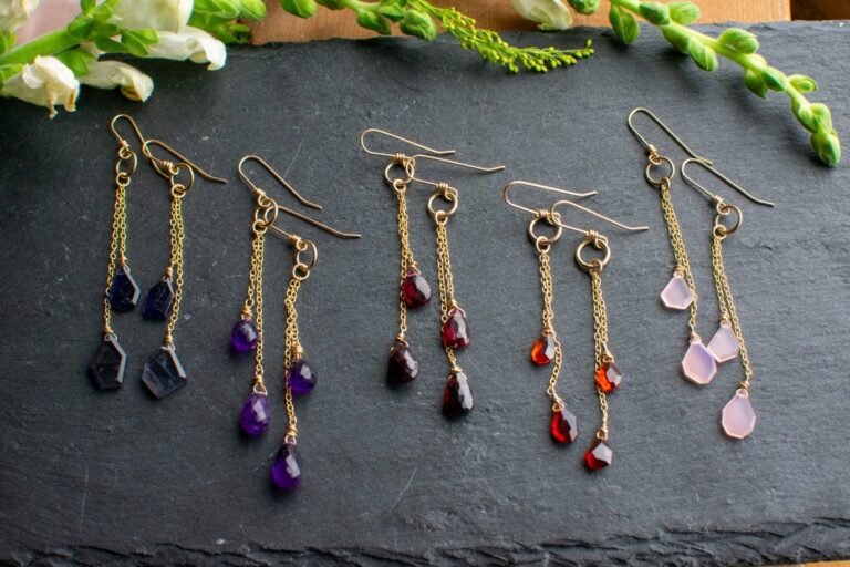 EMBER PRISM GEM EARRINGS - Fly Free