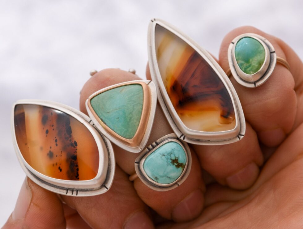 EMBERS MONTANA AGATE RING - Fly Free