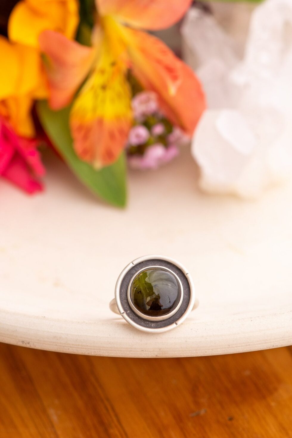 EVERGREEN TOURMALINE RING - Fly Free