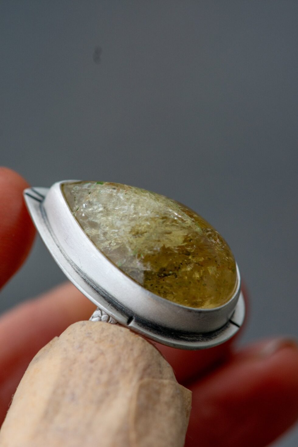 FASCINATION STREET SCAPOLITE RING - Fly Free