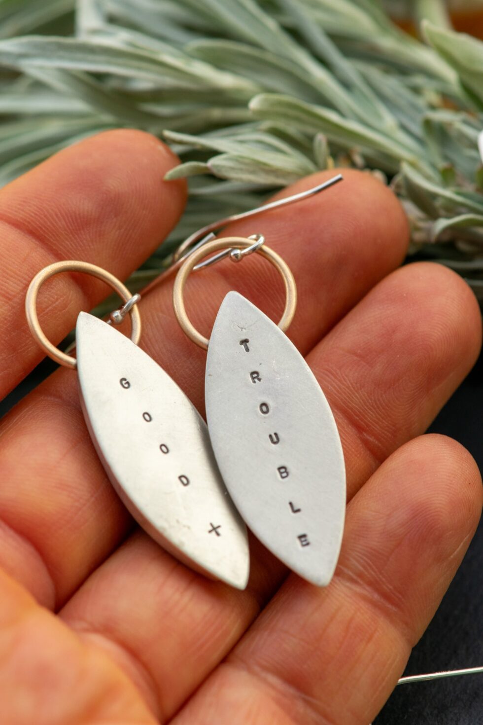 GOOD TROUBLE MAGNESITE EARRINGS - Fly Free