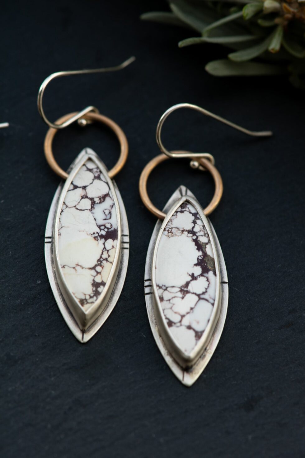 GOOD TROUBLE MAGNESITE EARRINGS - Fly Free