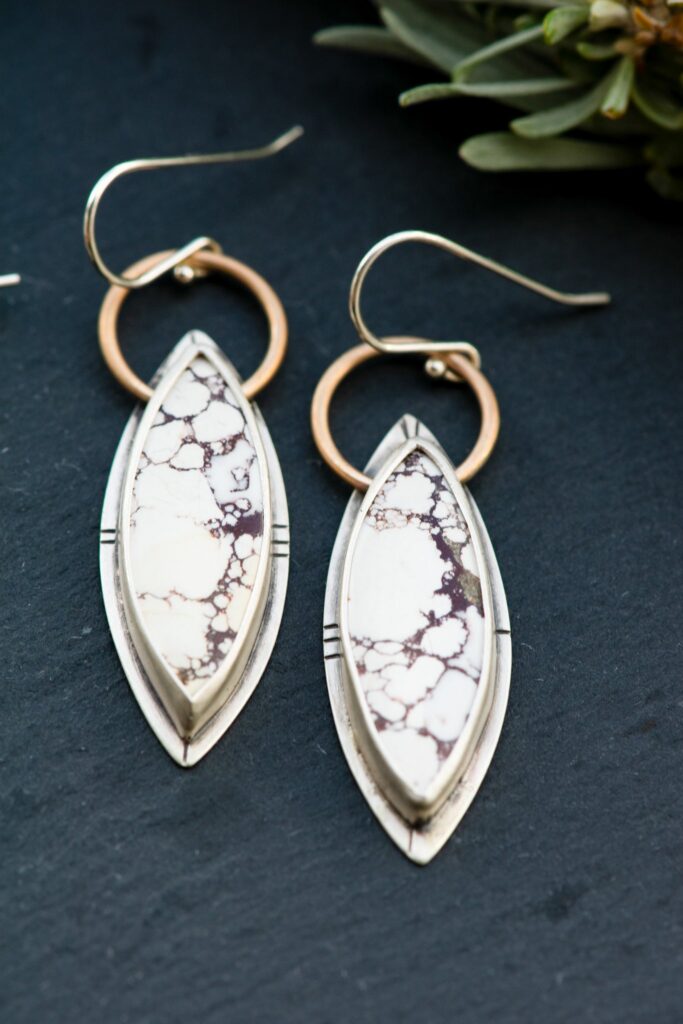 GOOD TROUBLE MAGNESITE EARRINGS - Fly Free