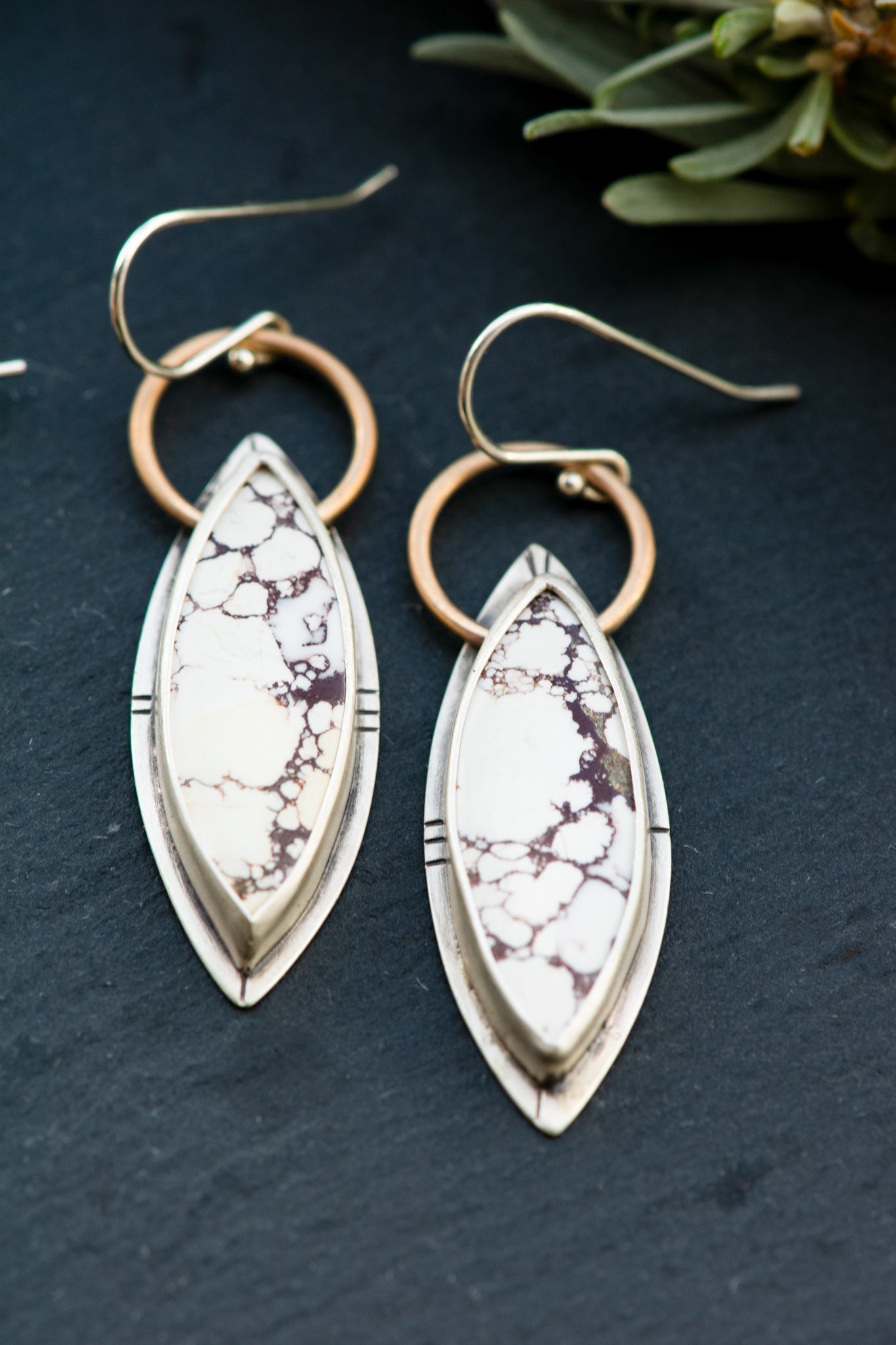 GOOD TROUBLE MAGNESITE EARRINGS - Fly Free