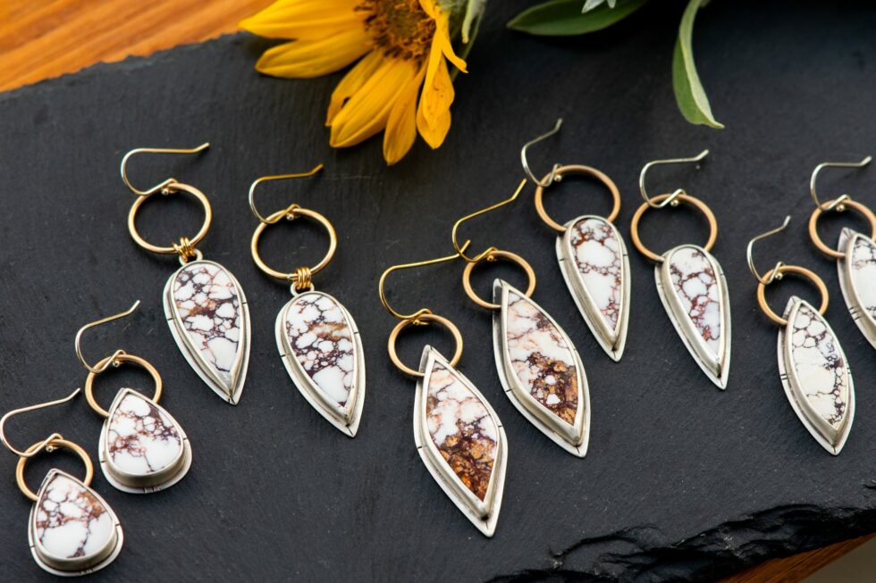 GOOD TROUBLE MAGNESITE EARRINGS - Fly Free