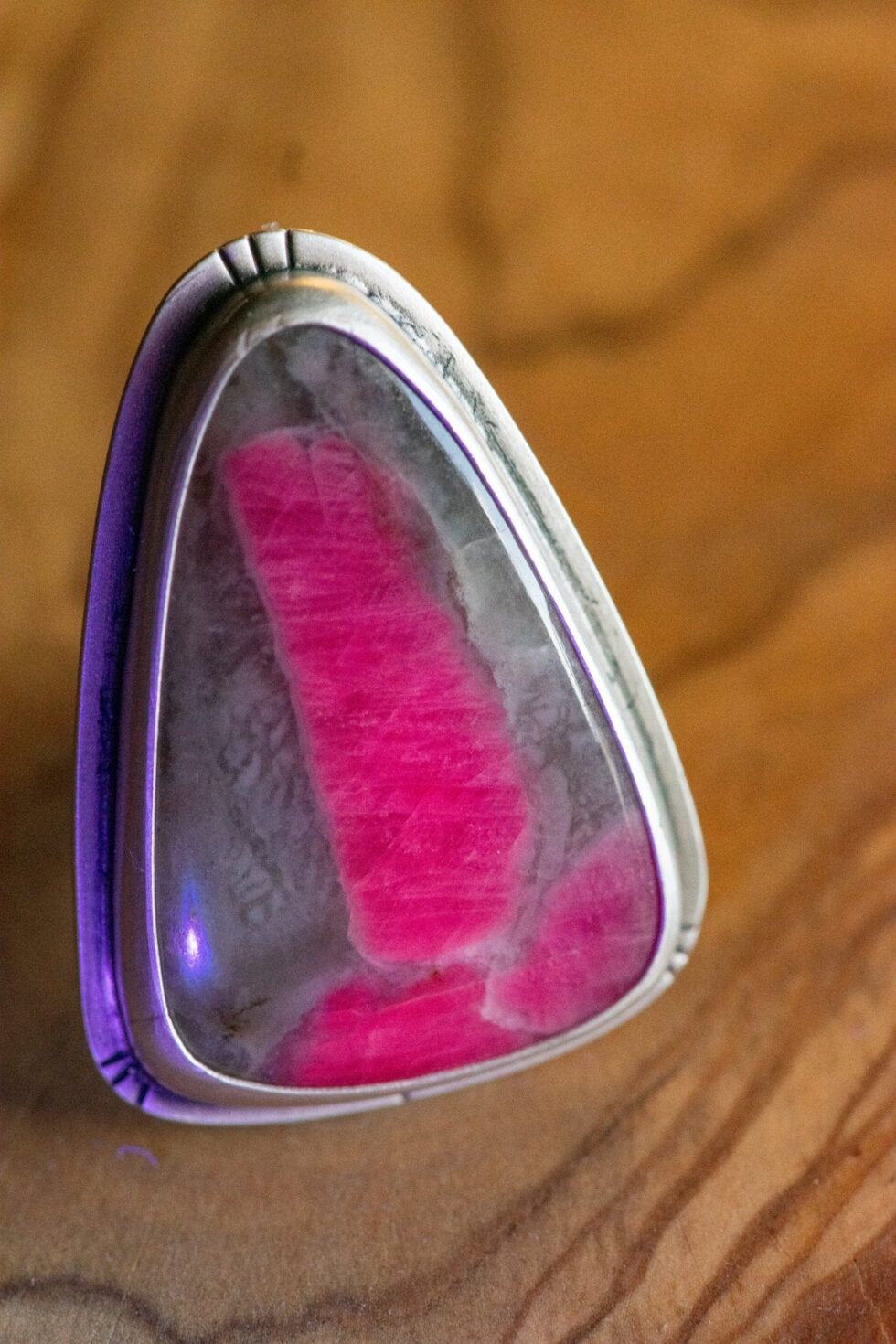 I KNEW I HAD ONE OF THESE AROUND HERE SOMEWHERE RUBELLITE RING - Fly Free
