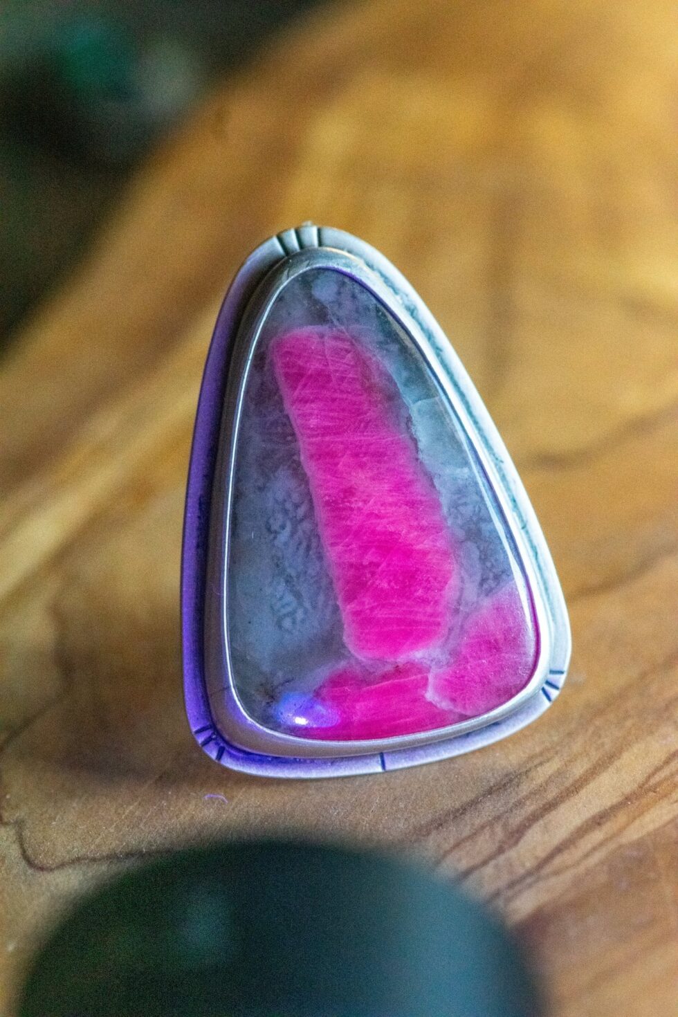 I KNEW I HAD ONE OF THESE AROUND HERE SOMEWHERE RUBELLITE RING - Fly Free