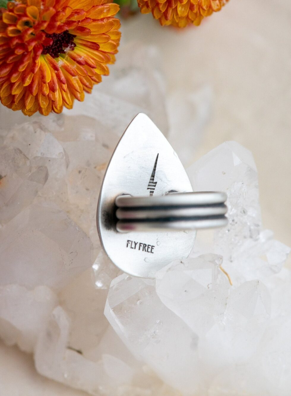 IMAGINE THIS CRAZY LACE AGATE RING - Fly Free