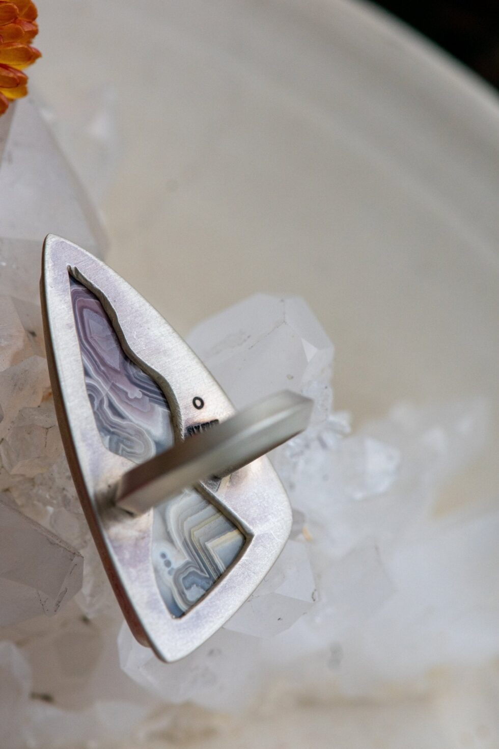 INFINITE DEPTHS CRAZY LACE AGATE RING - Fly Free