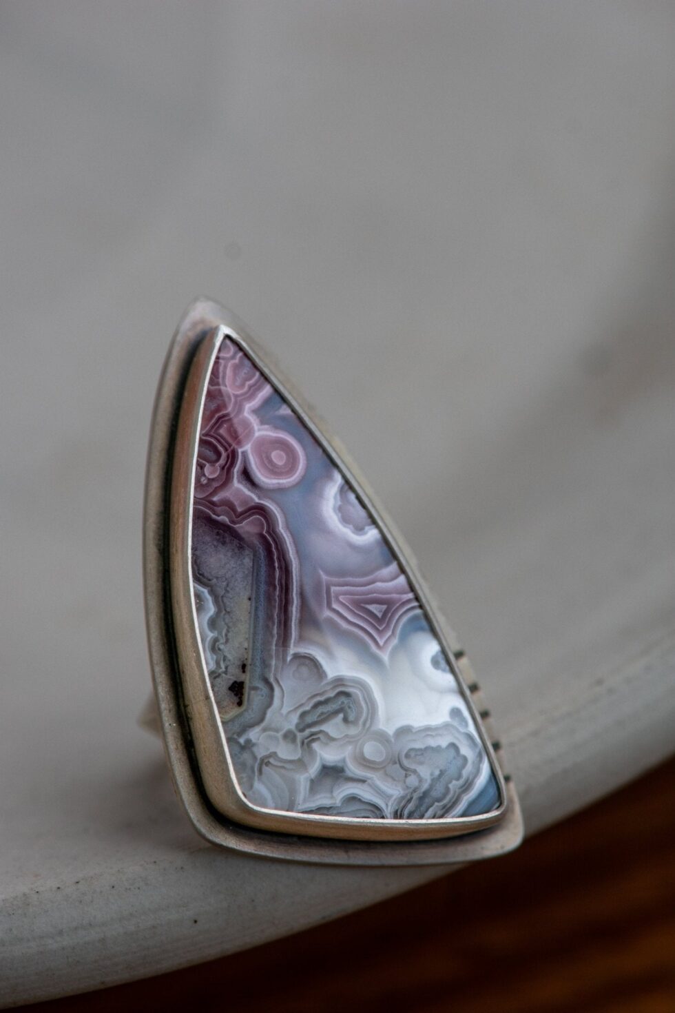 INFINITE DEPTHS CRAZY LACE AGATE RING - Fly Free
