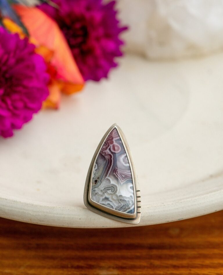INFINITE DEPTHS CRAZY LACE AGATE RING - Fly Free