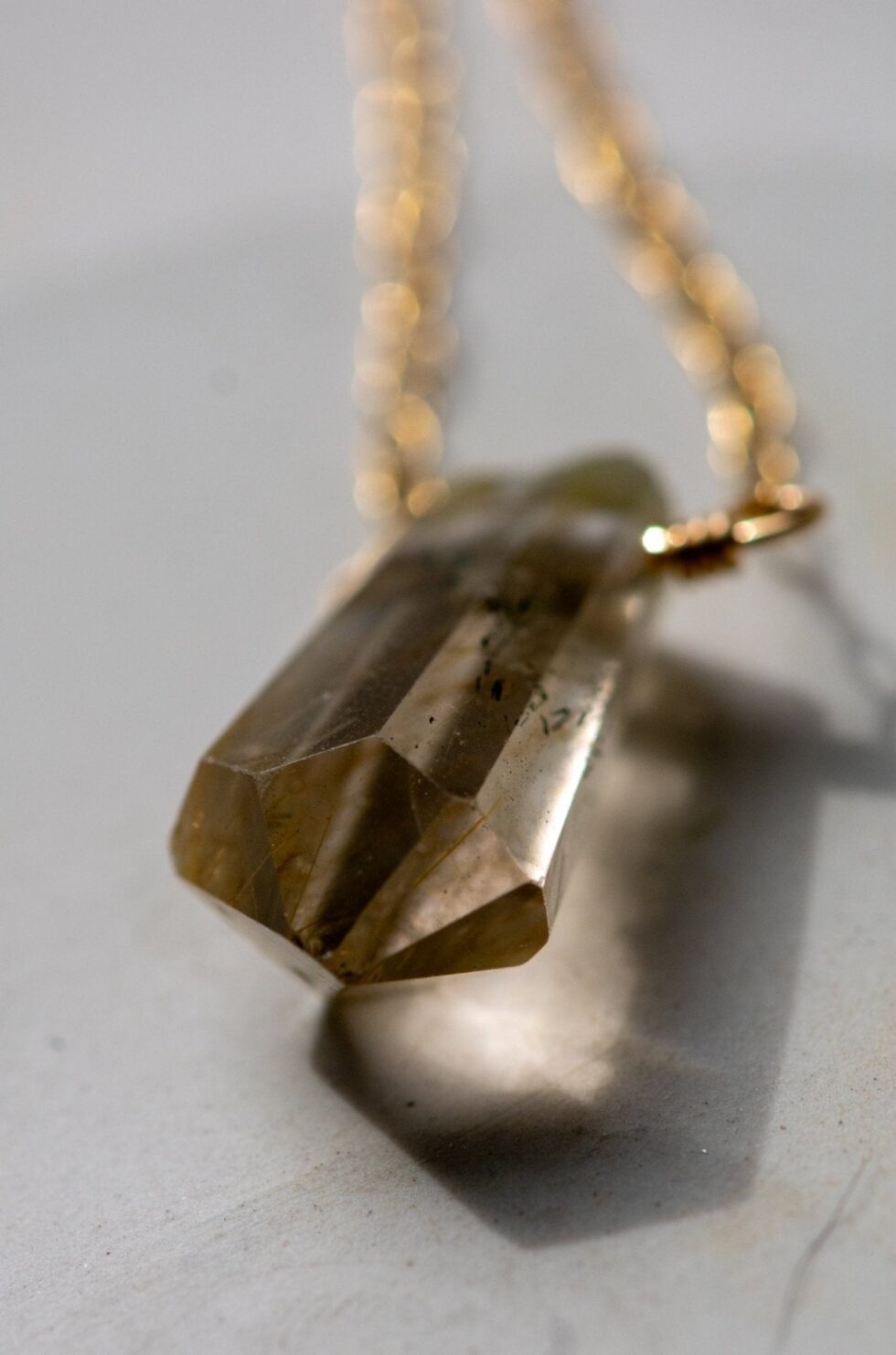 LUMINOUS RUTILATED QUARTZ NECKLACES - Fly Free