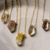 LUMINOUS RUTILATED QUARTZ NECKLACES - Fly Free
