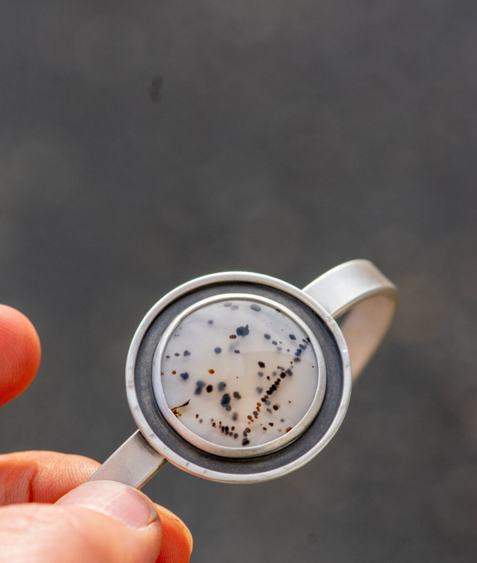LUNAR MONTANA AGATE CUFF - Fly Free