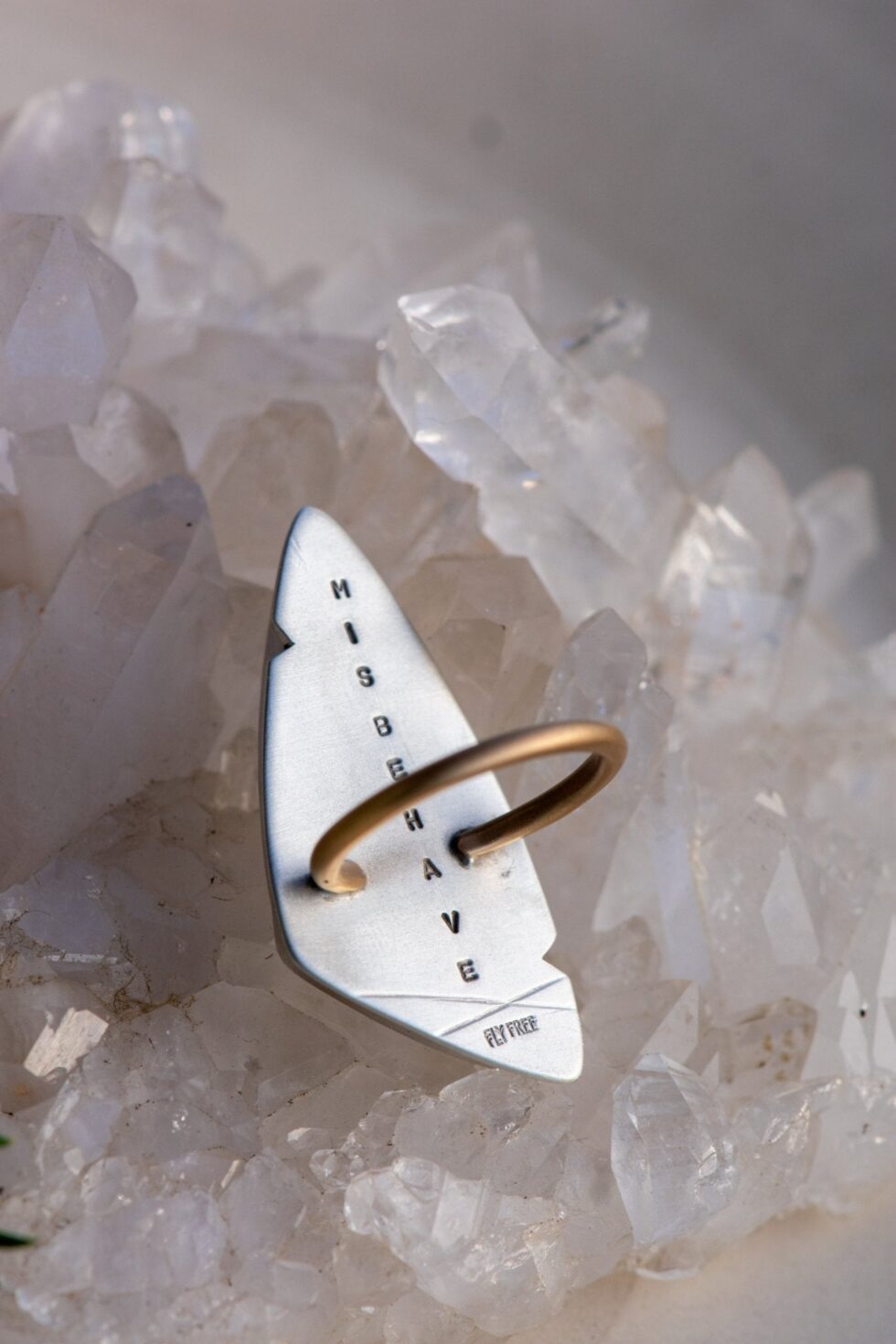 MISCHIEF MONTANA AGATE RING - Fly Free