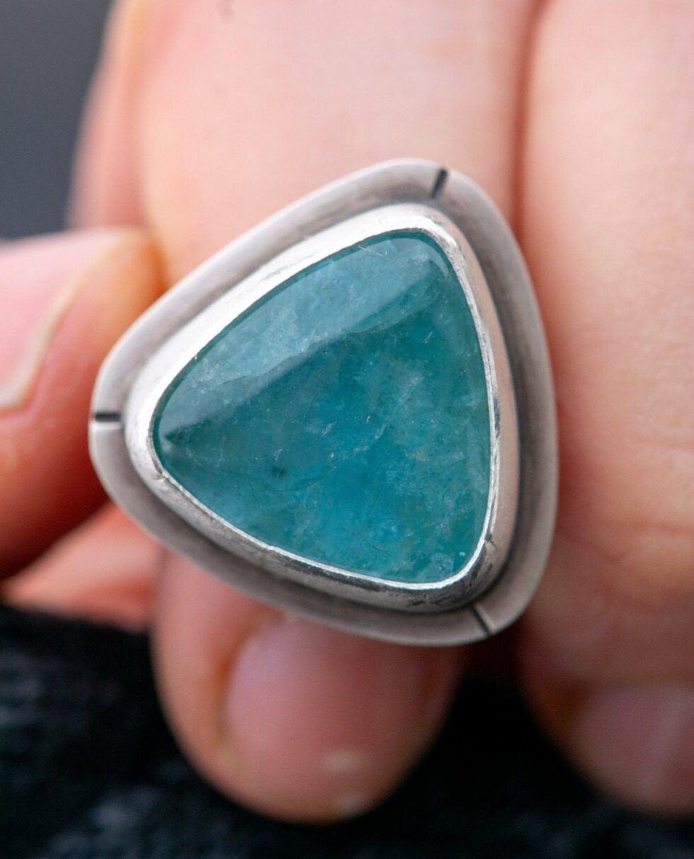 MOSAIC BLUE AQUAMARINE RING - Fly Free