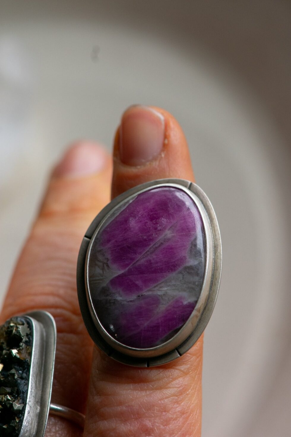 NAH I'M GOOD RIGHT HERE RUBELLITE RING - Fly Free