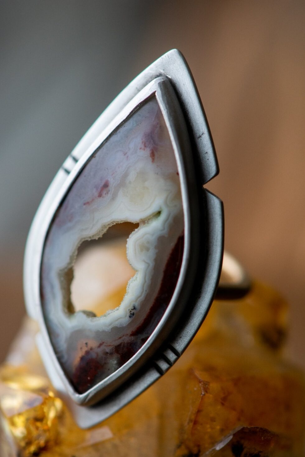 NEBULA AGATE RING - Fly Free