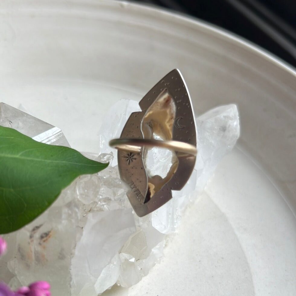 NEBULA AGATE RING - Fly Free