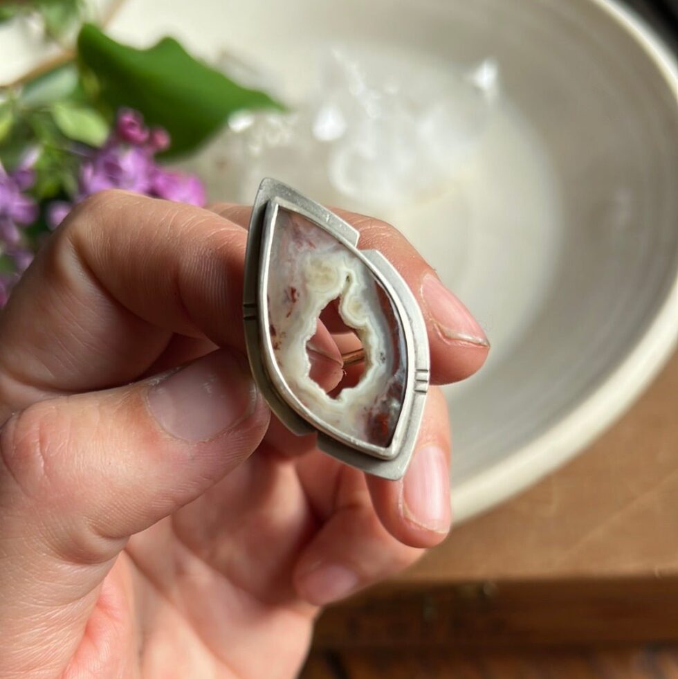 NEBULA AGATE RING - Fly Free