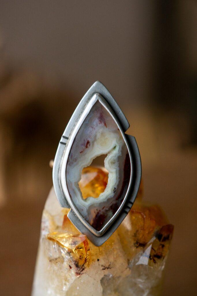 NEBULA AGATE RING - Fly Free