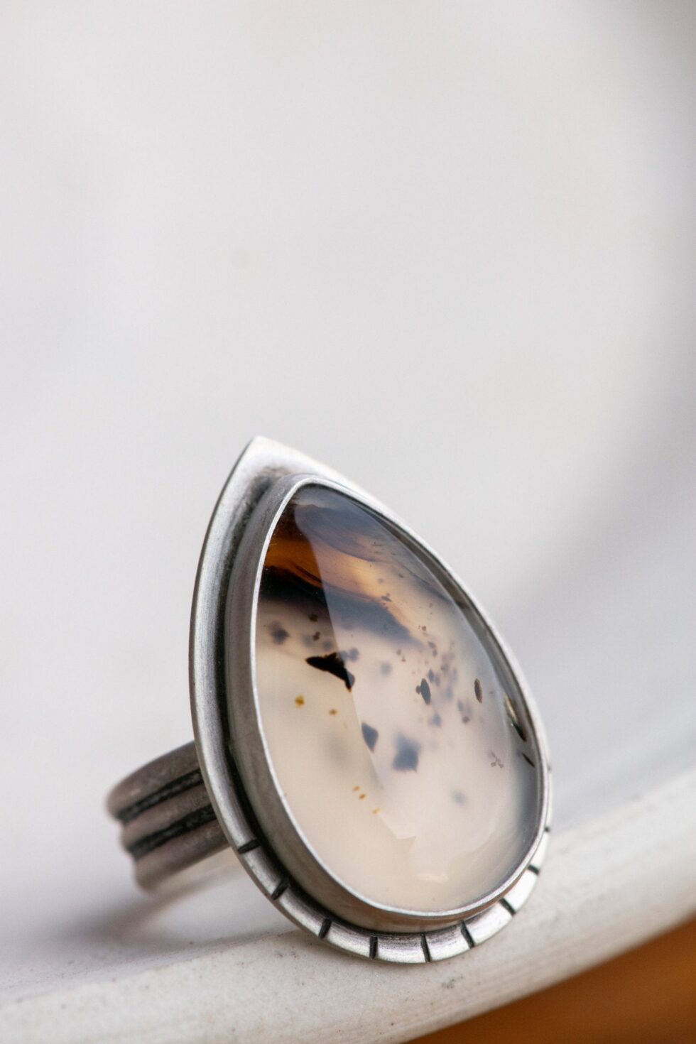 NO ONE CAN TAKE THEM MONTANA AGATE RING - Fly Free