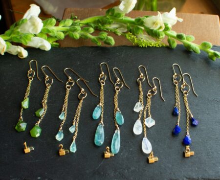 OCEAN PRISM GEM EARRINGS - Fly Free