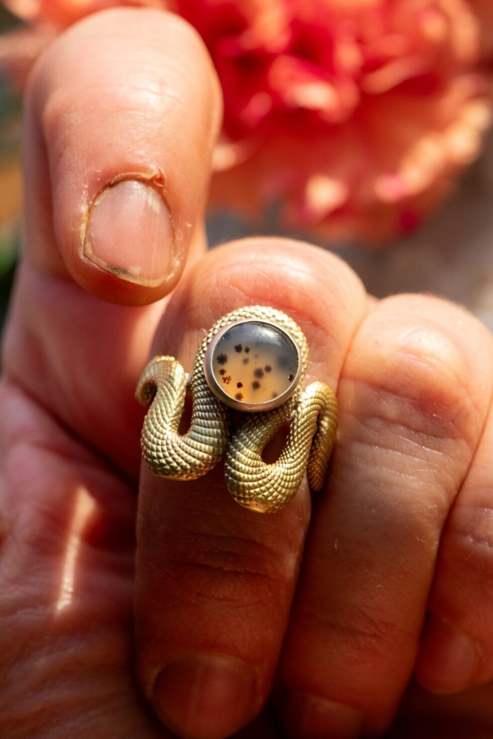 OUROBOROS EARTH SET SIZE 7 RINGS - Fly Free