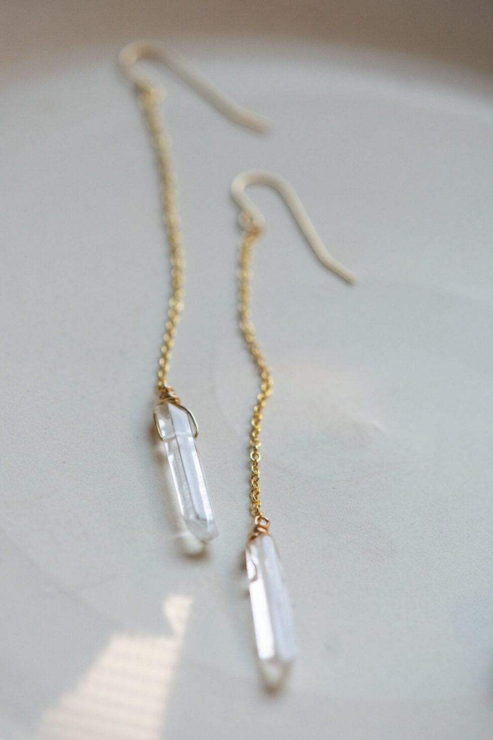 QUARTZ DROP EARRINGS - Fly Free