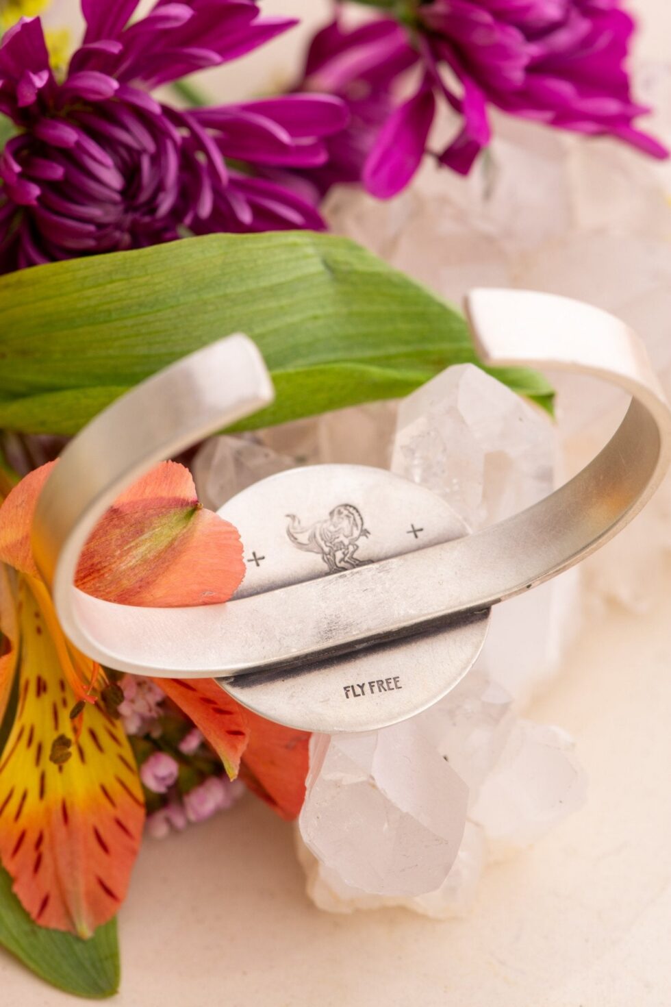 RAWR OCEAN JASPER CUFF - Fly Free